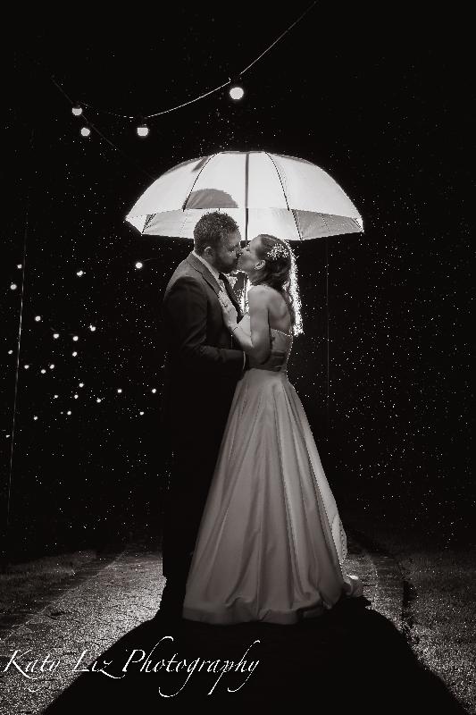 Perfect coverage for bride and groom.