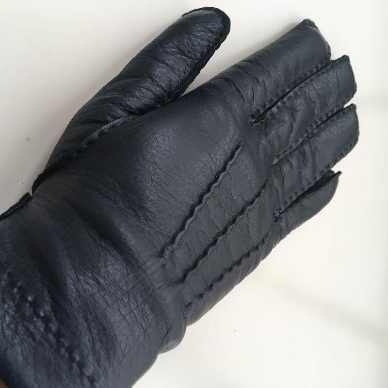 Men's Handsewn Cashmere Lined Deerskin Leather Gloves