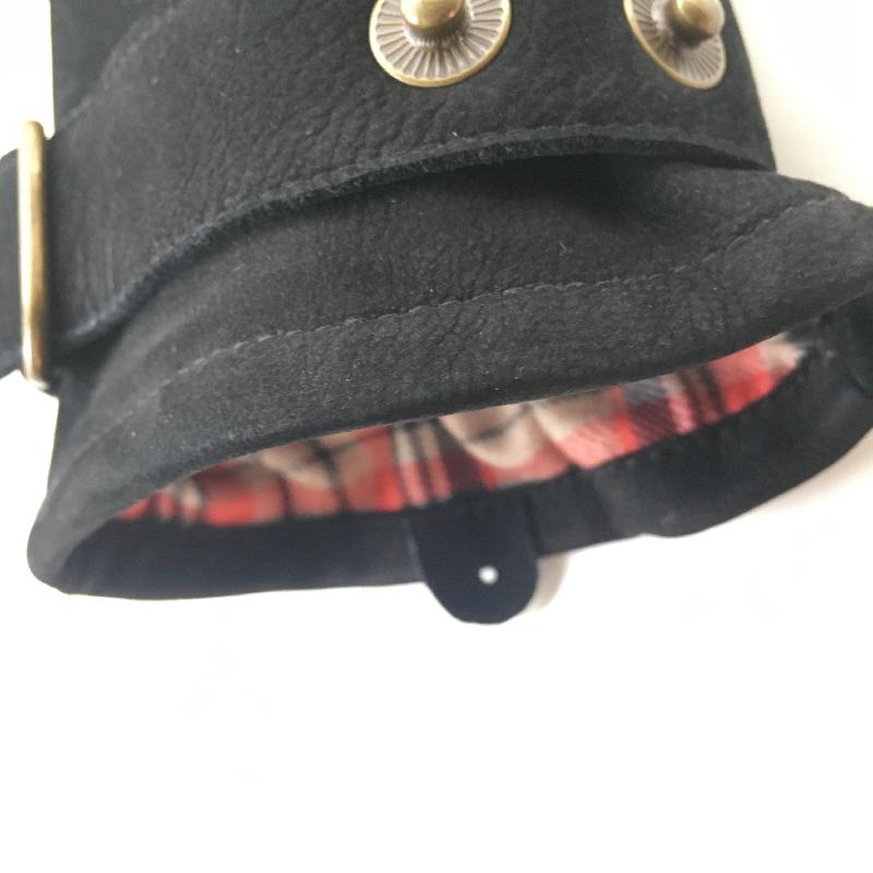 Men's Fleece Lined Nubuck Leather Gloves
