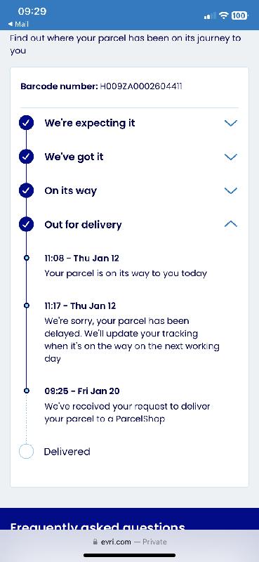 Where’s my delivery!