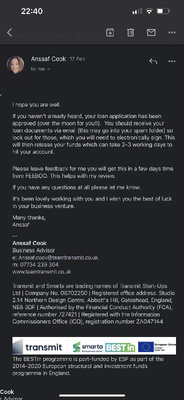 They have been really helpful and very quick with the application.