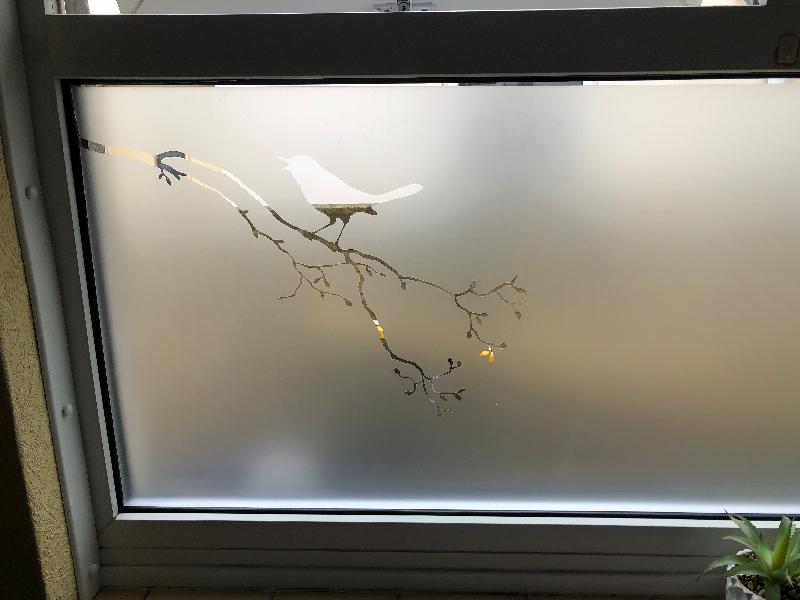 Very easy to fix to window. Instructions very easy to follow.