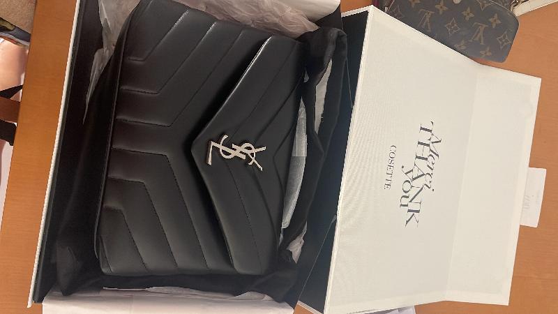 Saint Laurent Loulou Small in Matelassé 'Y' Leather