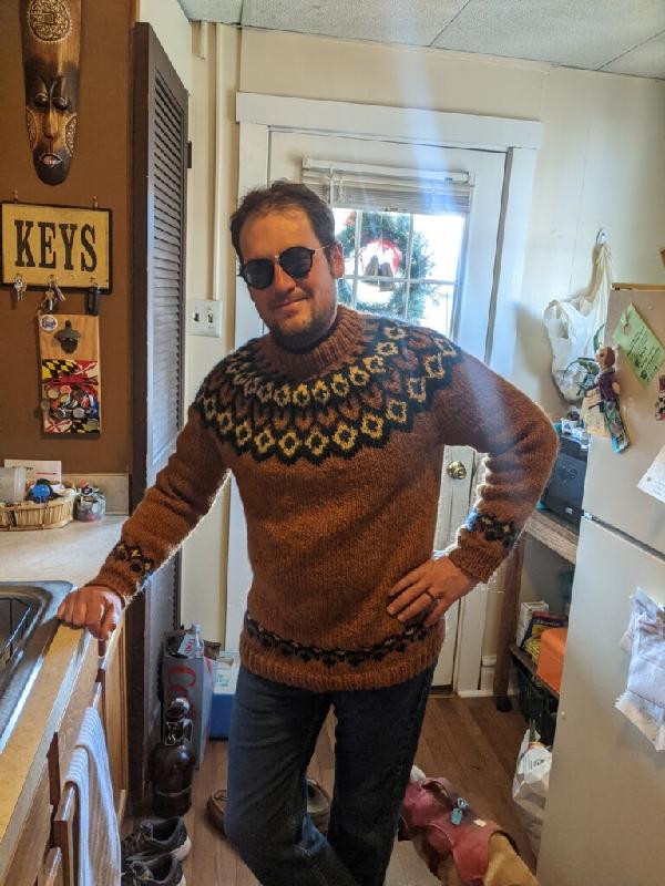 Icelandic Wool Sweater Storage