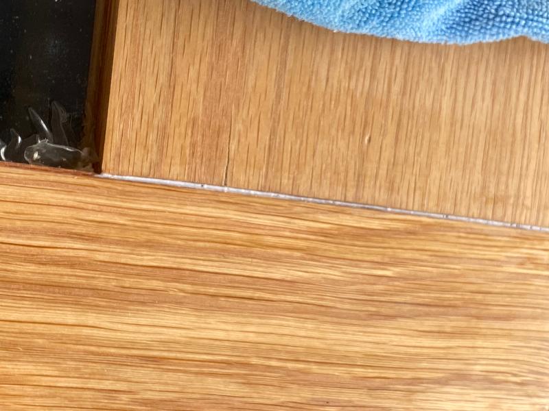 Very poor quality door.