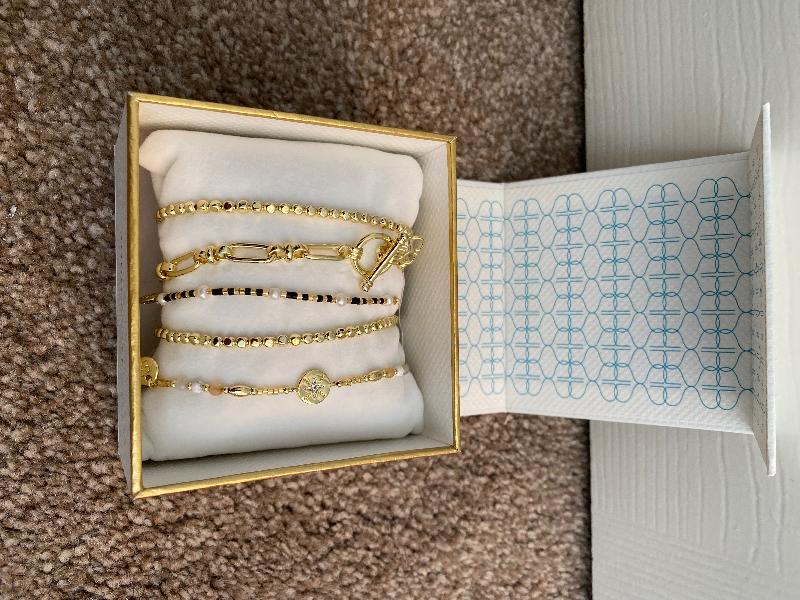 Beautiful stacking bracelets in a gorgeous luxury gift box!