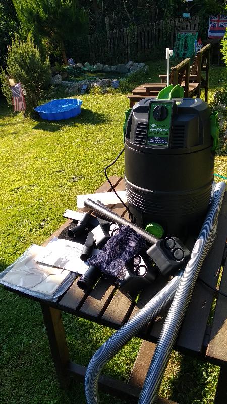The really great PondMaster Pond Vacuum! :)