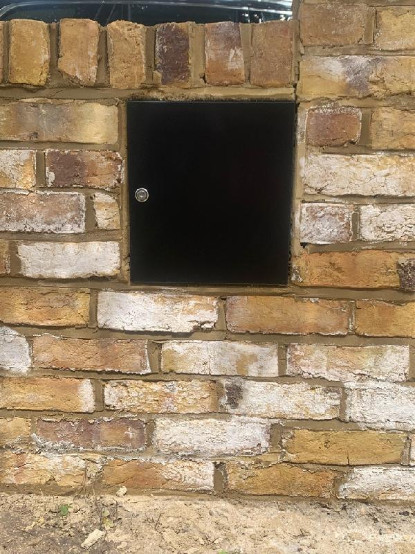 Nice addition to new garden wall.