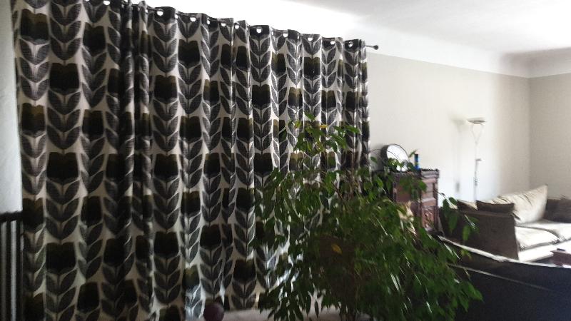 Orla Kiely Rose Bud Curtains Moss