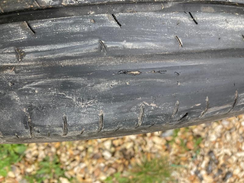 Lethal tyre not picked up in tyre check!