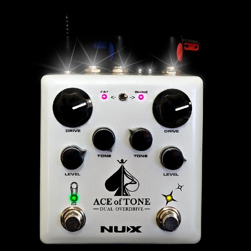 NUX Ace of Tone Dual Stacked Overdrive Pedal