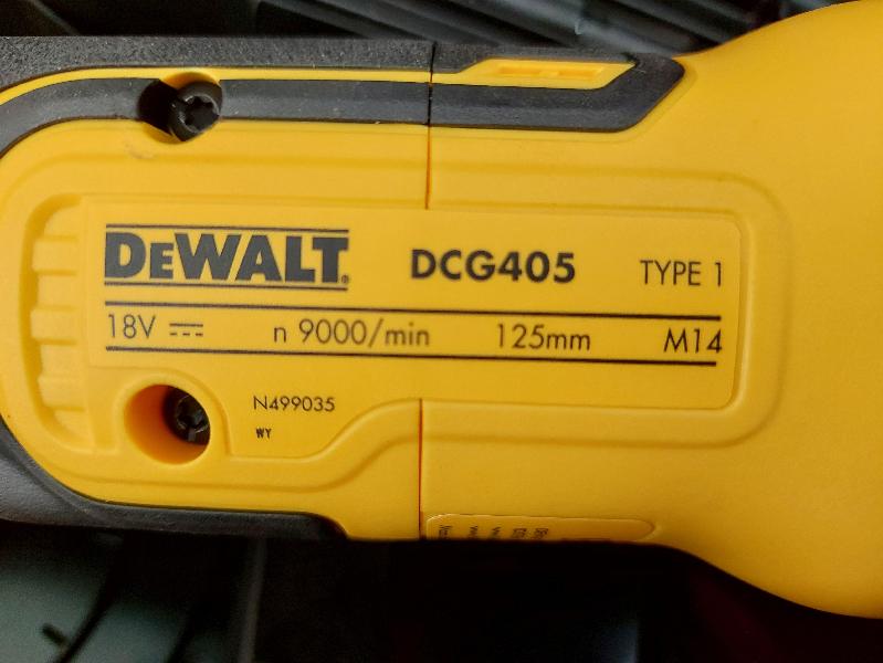 18V úhlová bruska 125 mm – 5,0 Ah