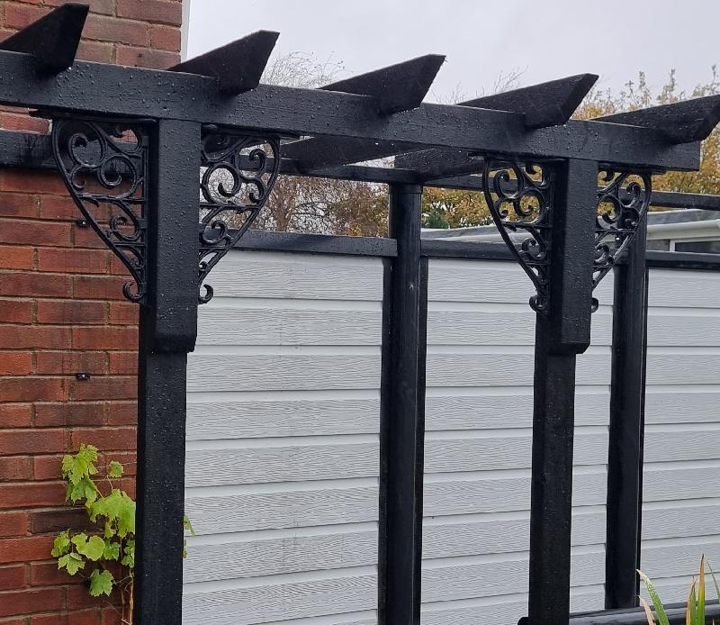 We've used them as gallows brackets. Absolutely perfect. Great quality