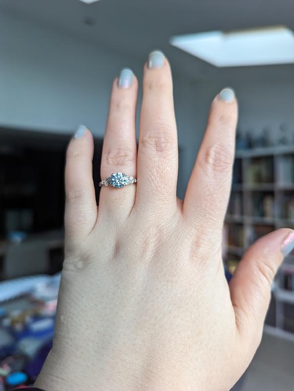 Custom Natalia engagement ring