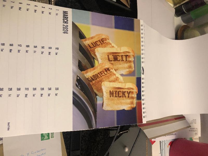 Disappointed as letters missing from names! Olly should-be Molly,etc