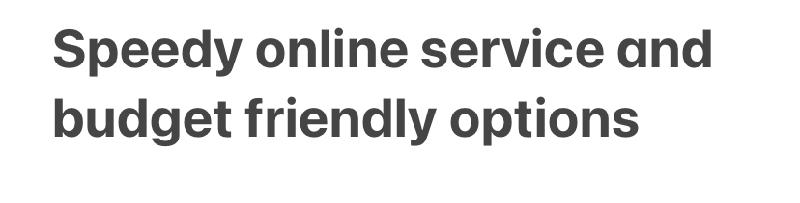I love the online quote and application process!!