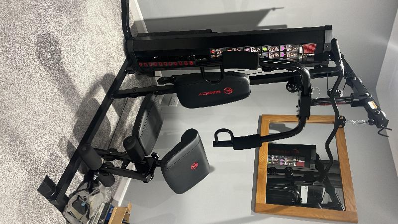 Compact multi gym. Suitable for smaller adults