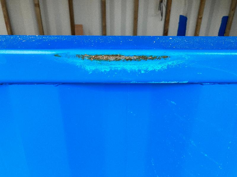 rushed painted rusty unit not a new one as paid for. Clearly unscrupulous