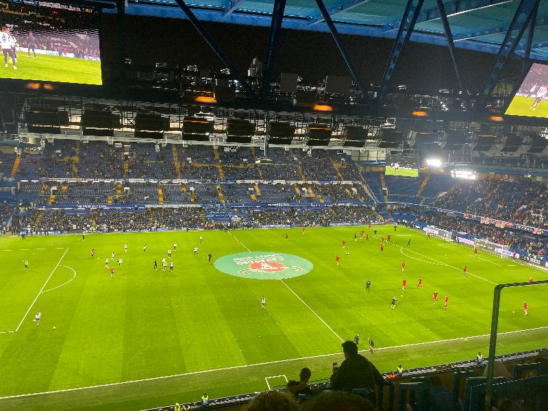 A great evening following Chelsea at the Bridge