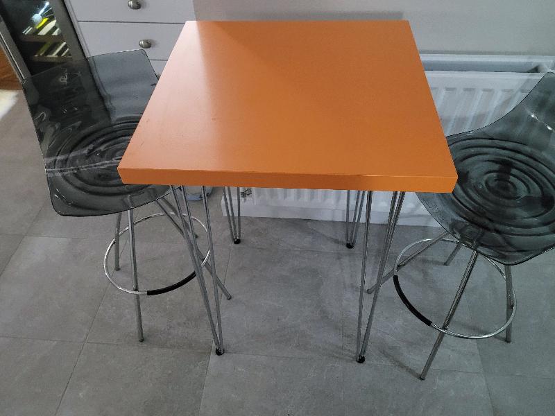Beautiful orange table top