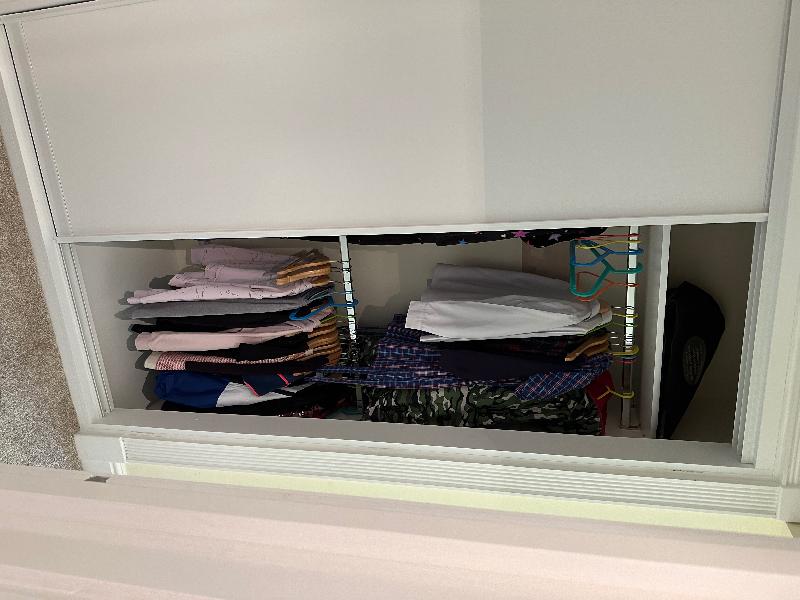 Two sets  of sliding doors