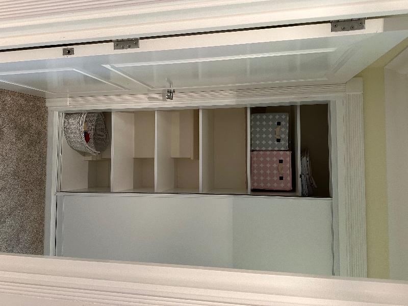Two sets  of sliding doors