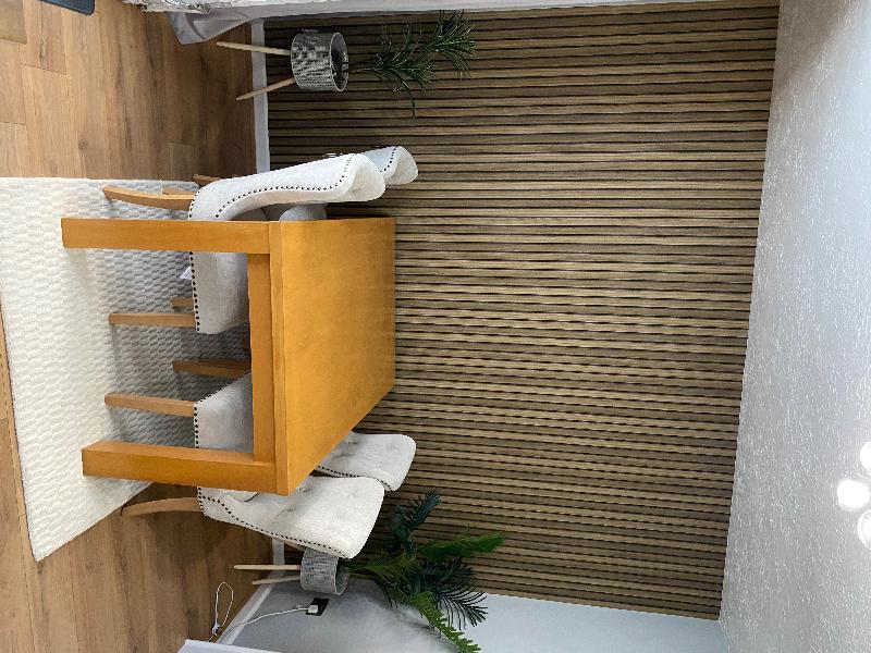 Wood slat wallpaper
