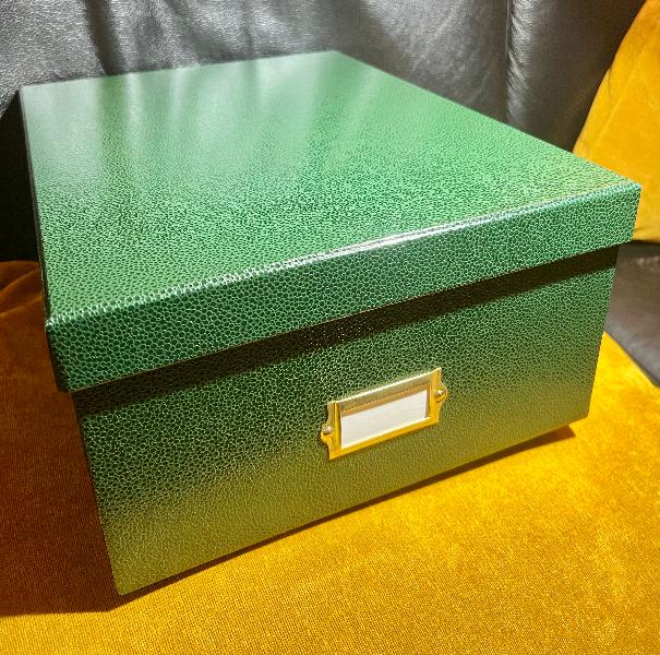 Faux Leather Storage Boxes