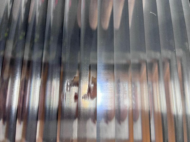 Great product but when unwrapped film marked in a few areas.