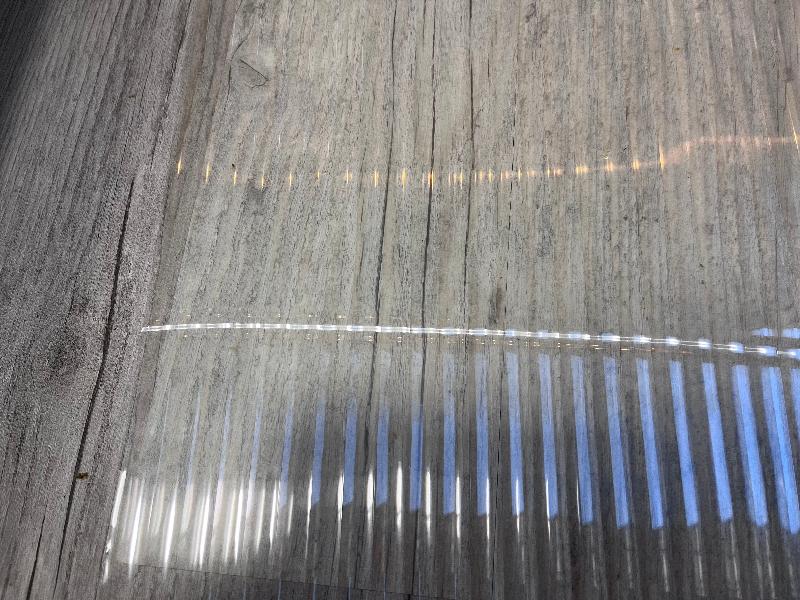 Great product but when unwrapped film marked in a few areas.