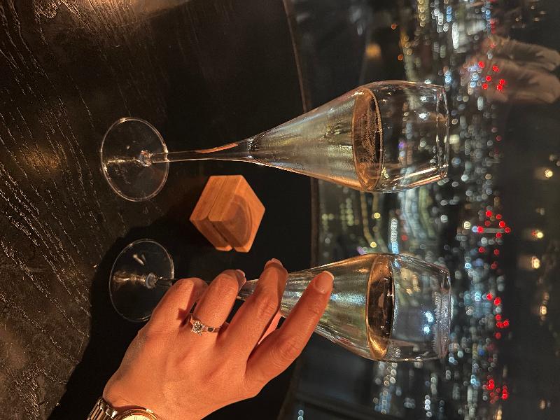 My partner was absolutely thrilled when I presented them with this ring