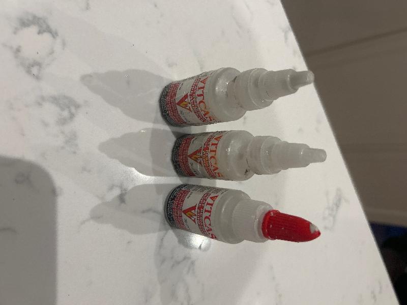 Bought three , but only the one with the red top worked