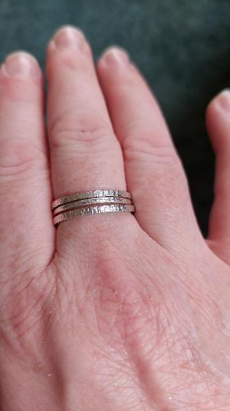 Stacking rings workshop, really enjoyable way to spend a few hours.