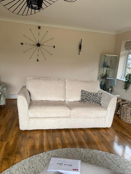 Cover for a three piece sofa