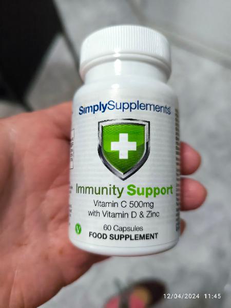 Soporte Inmunitario con Vitamina C, Vitamina D y Zinc - 180 Cápsulas