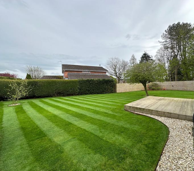 Thick, green and stripey