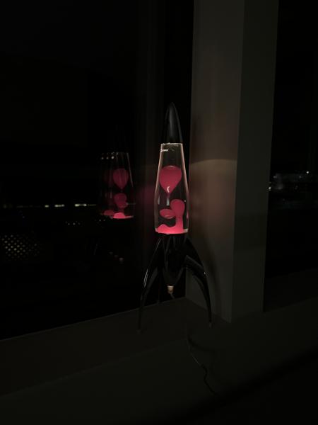 Love the Rocket lava lamp!
