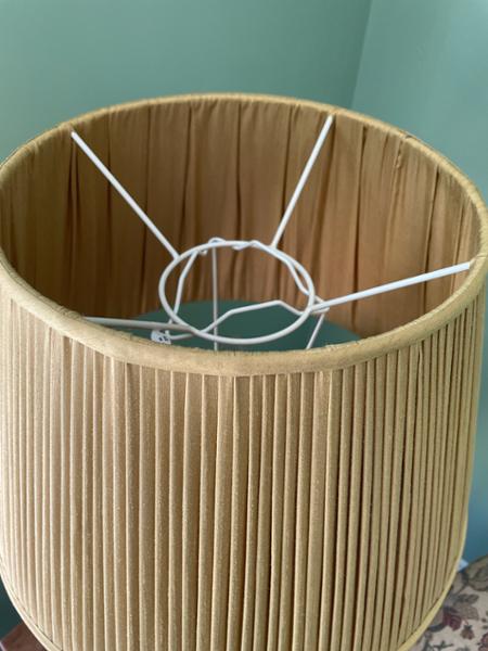 Taupe Pleated Lampshade