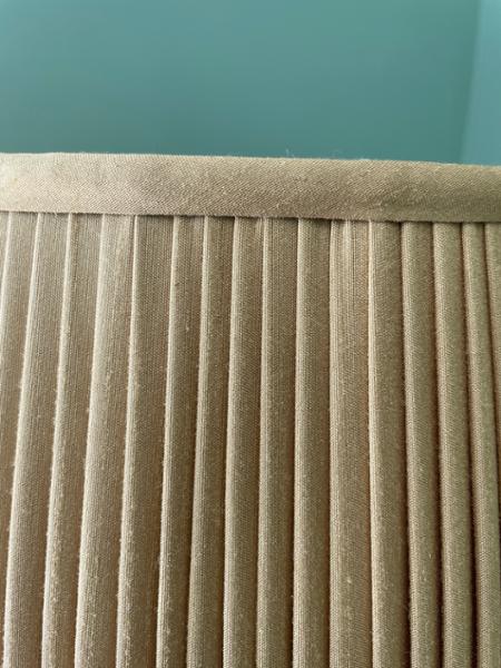 Taupe Pleated Lampshade