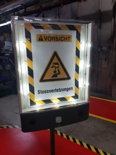 Seton Wächter Schildhalter Mit Led