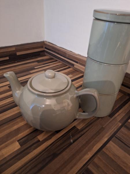 Sage teapot
