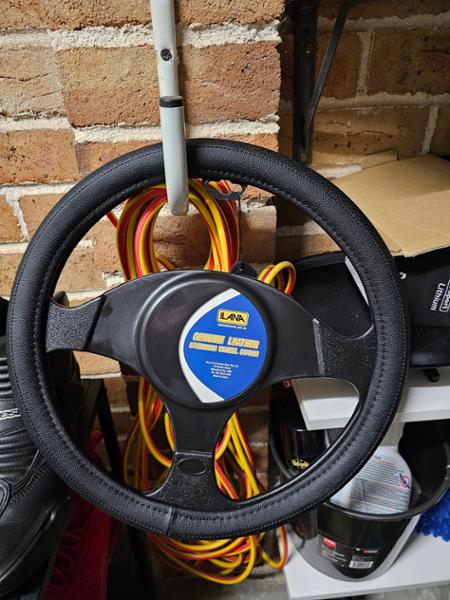 Dashboard mat great but steering wheel cover stinks