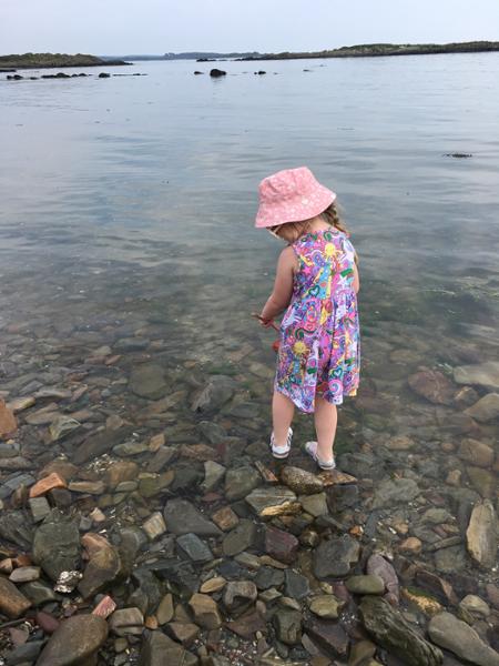 Ella loved her fishing trip