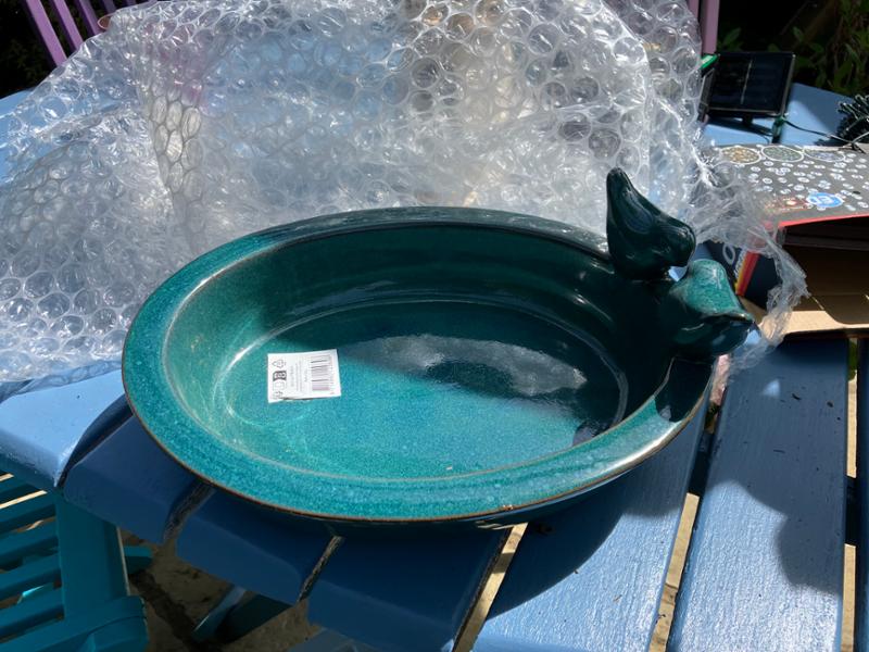 Lovely birdbath