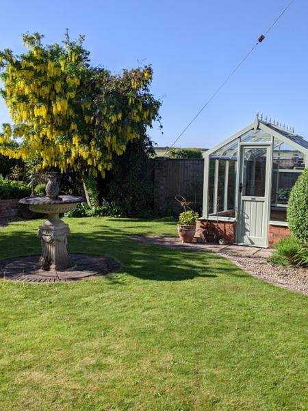 5 x 7 Aluminium Lean To Greenhouse, Silver Finish