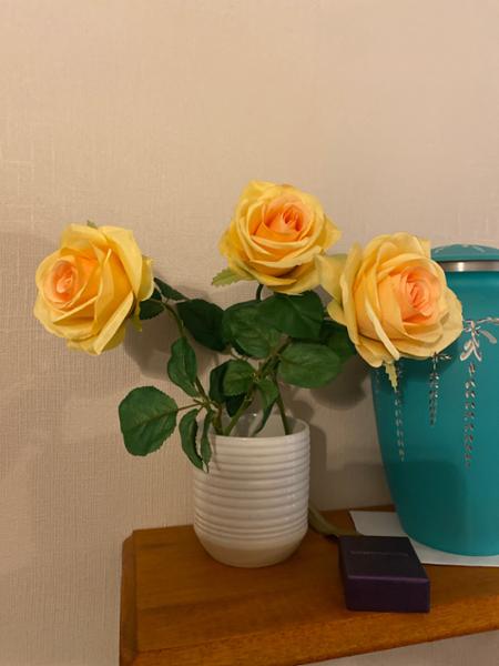 Artificial Gemma Rose - Red | Floralsilk