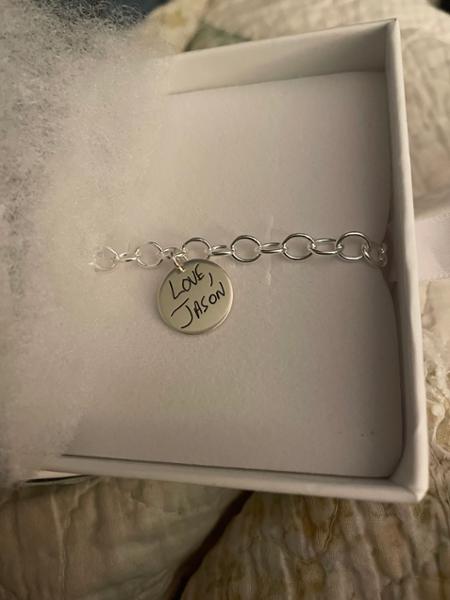 Handwriting bracelet