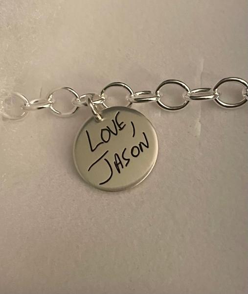 Handwriting bracelet