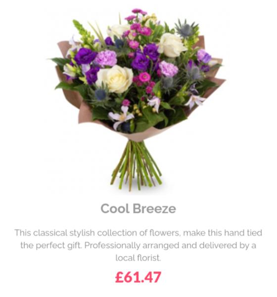 Bouquets disappointing compared to photos