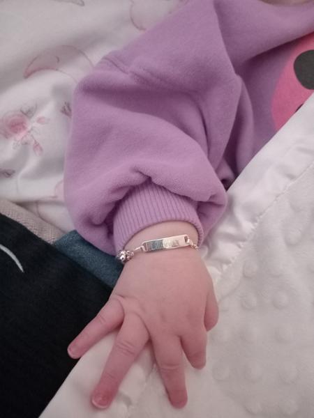 Gorgeous little ID bracelet
